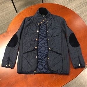 Market & Spruce Navy Quilted & Corduroy Jacket XS